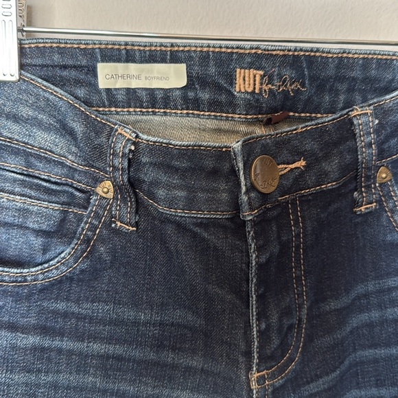 Kut from the Kloth Catherine Boyfriend Jeans Women’s Sz 4 EUC Medium Wash - Picture 4 of 14